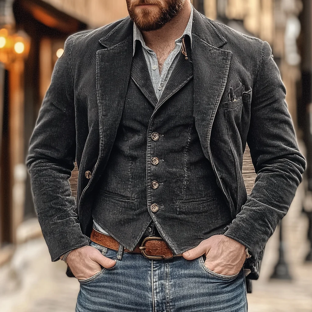 Pierre | Blazer Vintage Chic - Image 3
