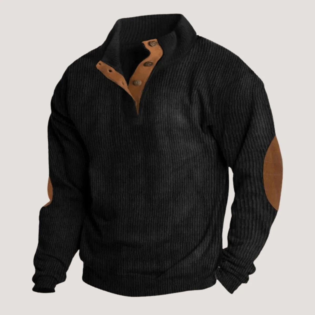 Théo | Sweat-shirt en velours côtelé à col - Image 4